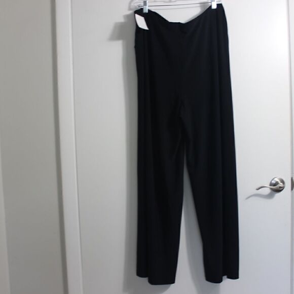NEW Open Edit pull on Black Wide leg Pants Size Large - Picture 6 of 10